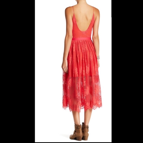 Free People  Midi Lace Dress - Picture 3 of 8